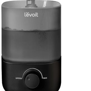 LEVOIT经典160顶充式超声波冷雾加湿器，超级易于填充和清洁，卧室家庭婴儿和植物的安静操作，安全自动关闭，360°旋转N…