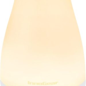 InnoGear精油扩散器，超声波扩散器，用于家庭香薰加湿器，卧室房间7色LED 2雾模式自动关闭，基本白色